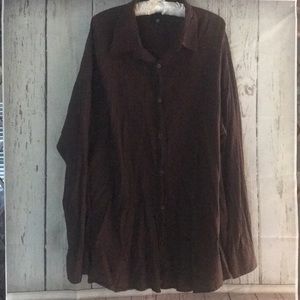NWOT 3XL lightweight button up